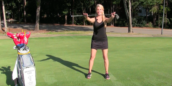 Skill Drills with Meredith Kirk: Pre-Round Stretching