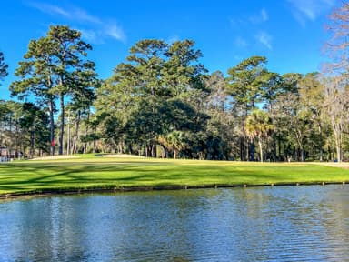 River Club 8th Green Water