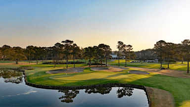 River Club 18 Approach Over Water