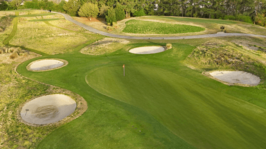 World Tour Postage Stamp hole
