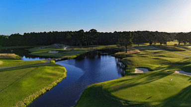 PineHills 11th Tee with 17th Green
