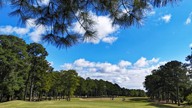 Burning Ridge 18th Behind Green