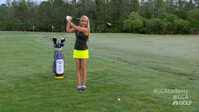 Myrtle Beach Golf Tip from Meredith Kirk: 3-Step Drill for More Power Off the Tee
