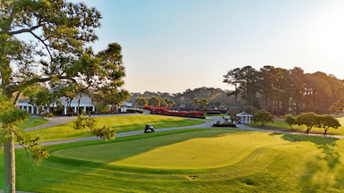 River Club Clubhouse and Putting Green