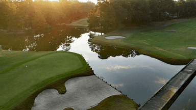 Pawleys Plantation 10th Green Complex Behind Sunrise