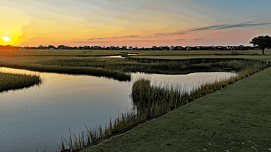 Pawleys Plantation 13th Tee Close Low Sunrise