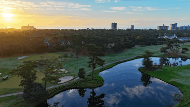 Pine Lakes Country Club 1st Fairway 2nd Green Ocean Sunrise