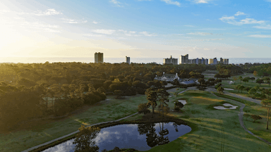Pine Lakes Country Club 9th Mid Approach Ocean Sunrise